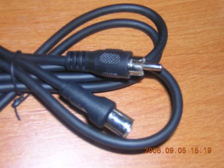 cable rca/rf male